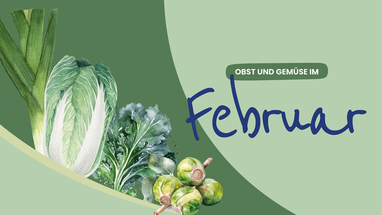 Schmuckbild zum Thema Obst und Gemüse im Februar