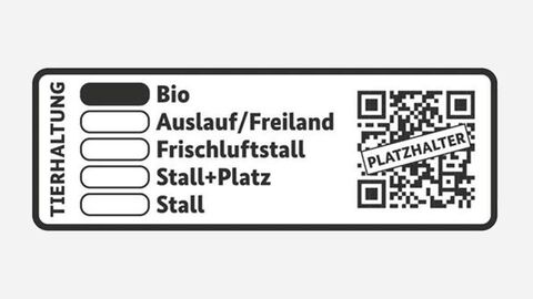 Label Tierhaltungskennzeichung