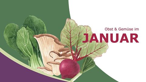 Schmuckbild für Saisonkalender für Obst und Gemüse im Januar